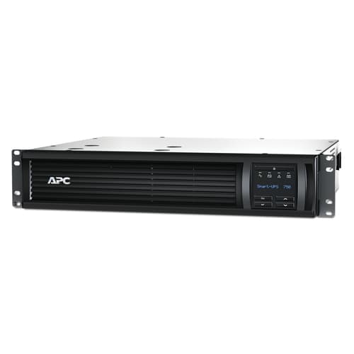 APC Smart-UPS 750VA LCD RM - UPS (rack-mountable) - AC 230 V - 500 Watt - 750 VA - Ethernet, RS-232, USB - output connectors: 6 - 2U - black - for P/N: AR3103SP, AR3106SP, AR4024SP, AR4024SPX429, AR4024SPX431, AR4024SPX432, NBWL0356A
