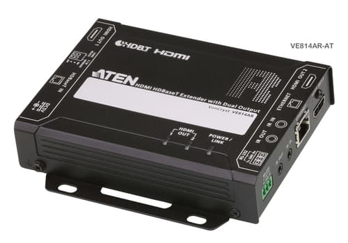 ATEN VanCryst VE814AR - Video/audio/infrared/serial/network extender - receiver - HDBaseT - up to 150 m - for P/N: VE814AT-AT-E, VS1818T-AT-E