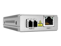 Allied Telesis AT MMC2000LX/LC - Fibre media converter - 1GbE - 10Base-T, 100Base-TX, 1000Base-T, 1000Base-LX, 1000Base-LC - RJ-45 / LC/LX single-mode - up to 20 km - 1310 nm - TAA Compliant