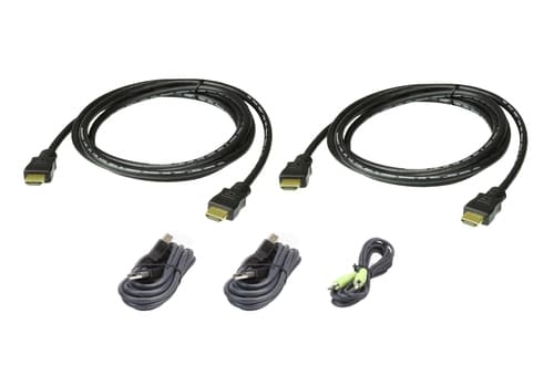ATEN - Keyboard / video / mouse (KVM) cable kit - TAA Compliant - for ATEN CS1142H4C, CS1144H4C