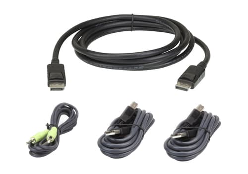 ATEN - Keyboard / video / mouse (KVM) cable kit - TAA Compliant - for ATEN CS1182DP4C, CS1184DP4C — view 1