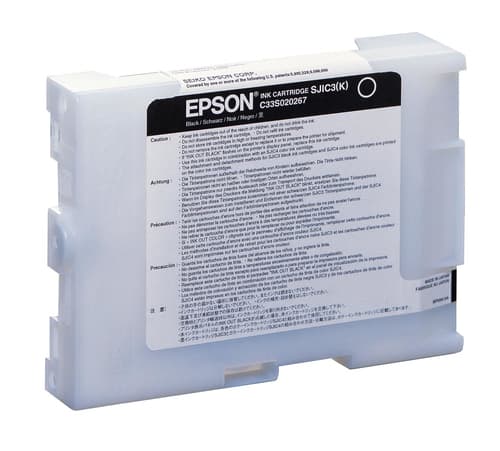 Epson SJIC3 - Black - original - ink cartridge - for TM J2100 — view 3
