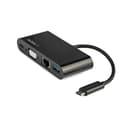 StarTech.com USB C Multiport Adapter, Mini USB-C Dock with Single Monitor VGA 1080p Video, 60W Power Delivery Passthrough, USB 3.1 Gen 1 Type-A 5Gbps, Gigabit Ethernet, Docking Station