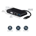 StarTech.com USB C Multiport Adapter, Mini USB-C Dock with Single Monitor VGA 1080p Video, 60W Power Delivery Passthrough, USB 3.1 Gen 1 Type-A 5Gbps, Gigabit Ethernet, Docking Station