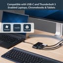 StarTech.com USB C Multiport Adapter, Mini USB-C Dock with Single Monitor VGA 1080p Video, 60W Power Delivery Passthrough, USB 3.1 Gen 1 Type-A 5Gbps, Gigabit Ethernet, Docking Station