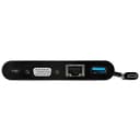 StarTech.com USB C Multiport Adapter, Mini USB-C Dock with Single Monitor VGA 1080p Video, 60W Power Delivery Passthrough, USB 3.1 Gen 1 Type-A 5Gbps, Gigabit Ethernet, Docking Station