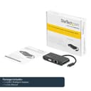 StarTech.com USB C Multiport Adapter, Mini USB-C Dock with Single Monitor VGA 1080p Video, 60W Power Delivery Passthrough, USB 3.1 Gen 1 Type-A 5Gbps, Gigabit Ethernet, Docking Station