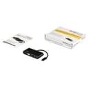 StarTech.com USB C Multiport Adapter, Mini USB-C Dock with Single Monitor VGA 1080p Video, 60W Power Delivery Passthrough, USB 3.1 Gen 1 Type-A 5Gbps, Gigabit Ethernet, Docking Station
