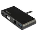 StarTech.com USB C Multiport Adapter, Mini USB-C Dock with Single Monitor VGA 1080p Video, 60W Power Delivery Passthrough, USB 3.1 Gen 1 Type-A 5Gbps, Gigabit Ethernet, Docking Station