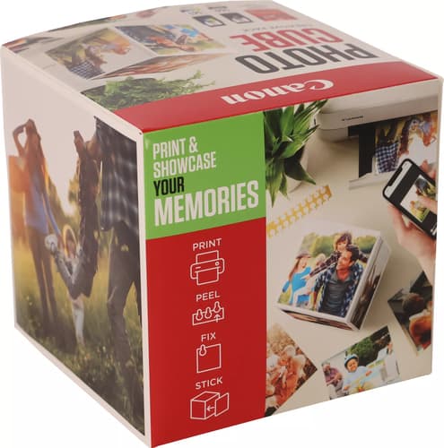 Canon Photo Cube Creative Pack - Glossy - 2-pack - black, colour (cyan, magenta, yellow) - original - ink cartridge / paper kit - for PIXMA TS5350, TS5350i, TS5351, TS5351i, TS5352, TS5353, TS7450, TS7450i, TS7451, TS7451i — view 4