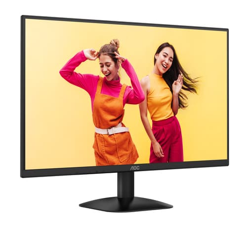 AOC Basic-line Q27B35E - LED monitor - 27" - 2560 x 1440 QHD @ 75 Hz - IPS - 300 cd/m� - 1500:1 - HDR10 - 1 ms - HDMI, DisplayPort - black — view 8