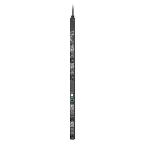 APC NetShelter Rack PDU Advanced - Power distribution unit (rack-mountable) - switched - AC 400/415 V - 17.3 kW - 17300 VA - 3-phase - Ethernet 10/100/1000 - input: IEC 60309 530P6 - output connectors: 48 (24 x IEC 60320 C13/C15, 24 x IEC 60320 C13/C15/C19/C21) - 0U - 1.8 m cord - black