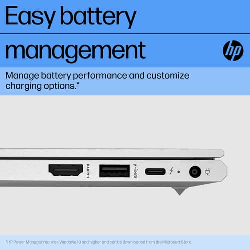 HP EliteBook 630 G10 Notebook - Intel Core i7 - 1355U / up to 5 GHz - Win 11 Pro - Intel Iris Xe Graphics - 32 GB RAM - 512 GB SSD NVMe, TLC - 13.3" IPS 1920 x 1080 (Full HD) - Gigabit Ethernet - Wi-Fi 6E, Bluetooth - pike silver aluminium - kbd: UK — view 7