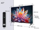 TCL T6C 43 QLED 4K HDR SMART FIRE TV thumbnail 2