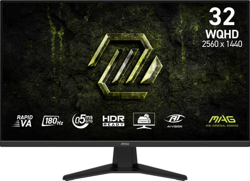 MSI MAG 325QF E18V computer monitor 80 cm (31.5") 2560 x 1440 pixels Wide Quad HD LED Black — view 3