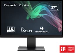 ViewSonic ColorPro VP2788-5K - LED monitor - 27" - 5120 x 2880 5K @ 75 Hz - IPS - 500 cd/m� - 2000:1 - 14 ms - 2xHDMI, DisplayPort, USB-C - speakers