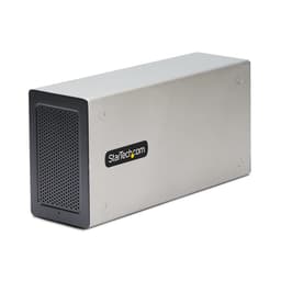 StarTech.com Thunderbolt 3 PCIe Expansion Chassis, Enclosure Box W/Dual PCI-E Slots, External PCIe Slots for Laptops/Desktops/All-In-Ones, 8K/4K Output Via TB3/DP 1.4 Ports - For PCI Express Cards (2TBT3-PCIE-ENCLOSURE) - System bus extender - DP - 120 Watt - TAA Compliant