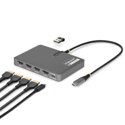 StarTech.com - Docking station - for laptop - USB-C - 4 x HDMI - TAA Compliant