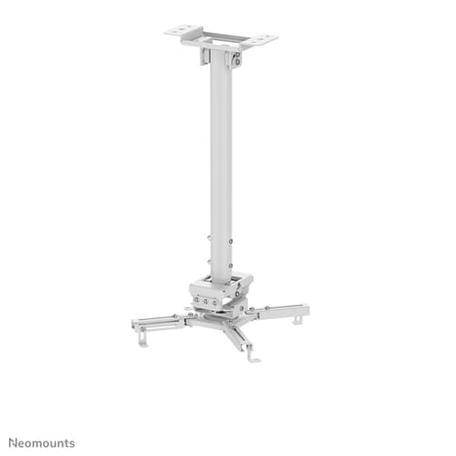 Neomounts CL25-540WH1 - Mounting kit (ceiling mount) - full-motion - for projector - easy-install, height 60.5 - 90.5 cm - steel - white — view 3