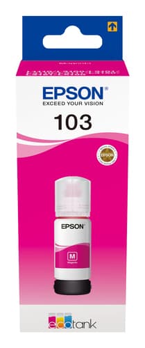 Epson Ink Cartridges, 103, 101 4 colour ink bottles, Ink Bottle, 1 x 70.0 ml Magenta
