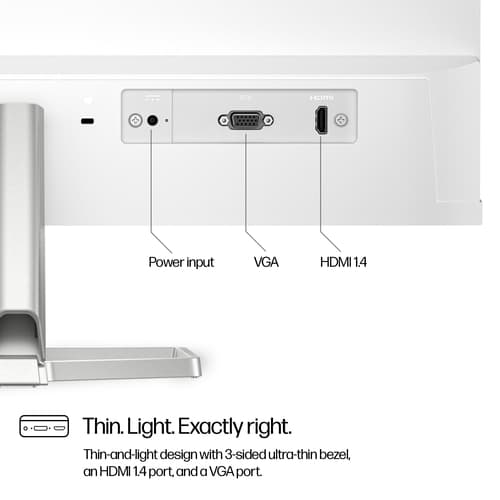 HP S5 524SW FHD WHT MNTR — view 5