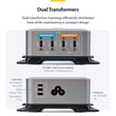 StarTech.com 4-Port USB-C Charger, 240W Total, Single Port 140W EPR - Power adapter - with surface mount bracket - 240 Watt - 5 A - Power Delivery 3.1 - 4 output connectors (24 pin USB-C) thumbnail 18