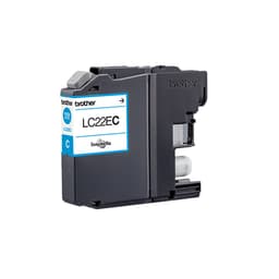 Brother LC22EC - Super High Yield - cyan - original - ink cartridge - for Brother MFC-J5920DW