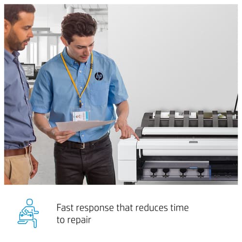 Electronic HP Care Pack Next Business Day Hardware Support - Extended service agreement - parts and labour - 3 years - on-site - 9x5 - response time: NBD - for DesignJet T830 — view 7
