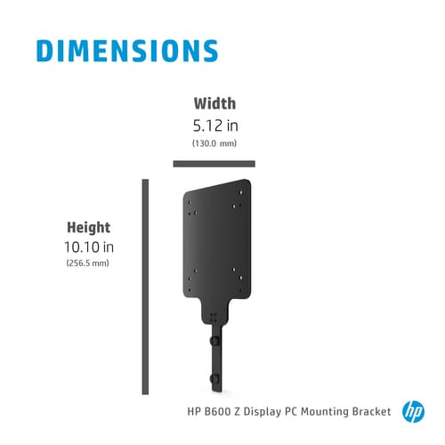 HP B600 - LCD display mounting bracket - for HP Z34c G3, Z40c G3, Elite 600 G9, 800 G9 — view 5