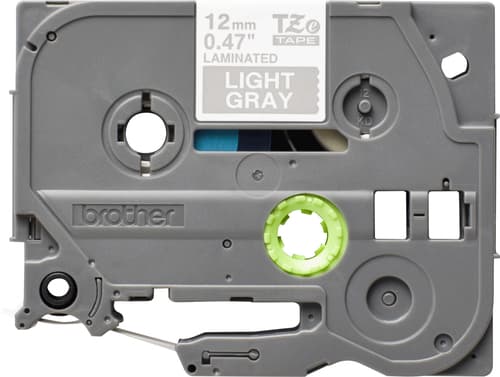 Brother TZe-MQL35 - Matte - white on light gray - Roll (1.2 cm x 5 m) 1 cassette(s) laminated tape - for Brother PT-D210, D600, H110, P-Touch PT-1005, D450, D800, E310, H110, P300, P900, P950 — view 3