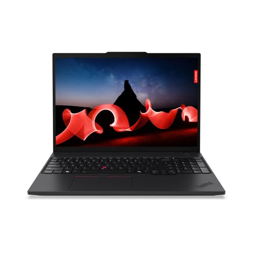 Lenovo ThinkPad T16 Gen 3 21MN - 180-degree hinge design - Intel Core Ultra 7 - 155U / up to 4.8 GHz - Win 11 Pro - Intel Graphics - 16 GB RAM - 512 GB SSD TCG Opal Encryption 2, NVMe - 16" IPS 1920 x 1200 - Gigabit Ethernet - Wi-Fi 6E, Bluetooth - black - kbd: UK - with 1 Year Lenovo Premier Support, CO2 Offset 0.5 ton (2nd Gen)