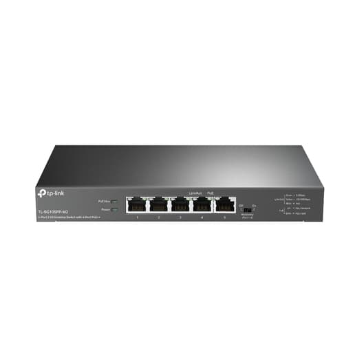 TP-Link TL-SG105PP-M2 V1.6 - Switch - unmanaged - 5 x 10/100/1000/2.5G (PoE++) - desktop - PoE++ (123 W)
