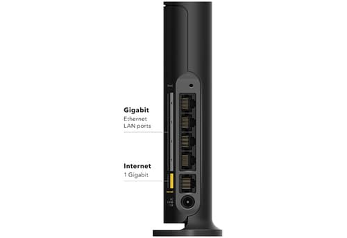 NETGEAR Nighthawk RAX9 - Wireless router 4-port switch - 1GbE - Wi-Fi 6 - Dual Band — view 3
