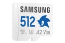 Samsung PRO Plus MB-MD512SA - Sonic the Hedgehog flash memory card (microSDXC to SD adapter included) - 512 GB - A2 / Video Class V30 / UHS-I U3 - microSDXC UHS-I - white thumbnail 3