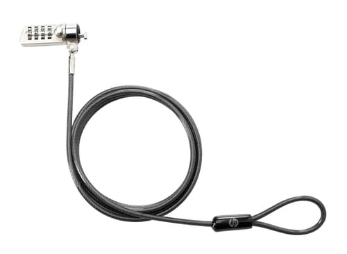 HP Essential Combination Lock - Security cable lock - 1.22 m — view 1