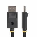 StarTech.com 1m DisplayPort 2.1 Cable, VESA-Certified, DP80 DP 2.1 Cable - DisplayPort cable - DisplayPort (M) latched to DisplayPort (M) latched - DisplayPort 2.1 - 1 m - UHBR20, HDR support, 16K60hz support, 8K85Hz support, 4K240Hz support, 1440p support 240Hz, up to 80 Gbps data transfer rate, passive - black thumbnail 2