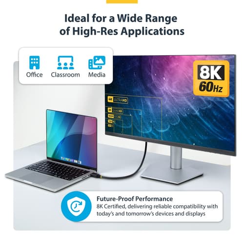 2m 6.6ft HDMI 2.1 Cable 8K Certified — view 8