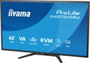 iiyama ProLite X4373UHSU-B2 - LED monitor - 43" (42.5" viewable) - 3840 x 2160 4K @ 60 Hz - VA - 450 cd/m� - 4000:1 - HDR10 - 3 ms - 2xHDMI, DisplayPort - speakers - matte, black thumbnail 5
