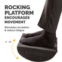 Fellowes Foot Rest Under Desk Breyta Foot Rest Cushion thumbnail 5