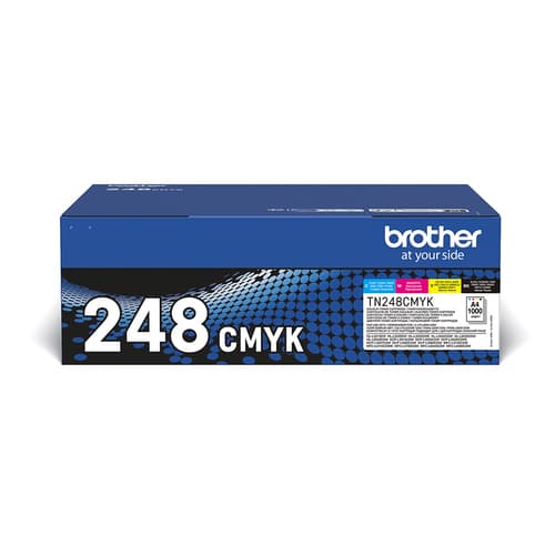 Brother TN248VAL Multipack - 4-pack - black, yellow, cyan, magenta - original - box - toner cartridge - for Brother DCP-L3515, L3520, L3555, L3560, HL-L3220, L3240, MFC-L3740, L3760, L8340, L8390