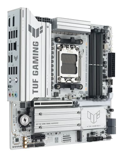 ASUS TUF GAMING B850M-PLUS WIFI7 W - motherboard - micro ATX - Socket AM5 - AMD B850 — view 3