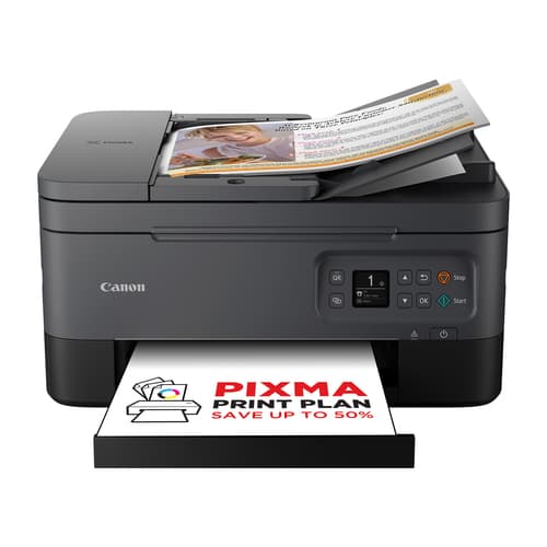 Canon PIXMA TS7450i - Multifunction printer - colour - ink-jet - A4 (210 x 297 mm), Legal (216 x 356 mm) (original) - A4/Legal (media) - up to 13 ipm (printing) - 200 sheets - USB 2.0, Wi-Fi(n) - black