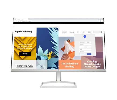 HP S5 524SW FHD WHT MNTR — view 1