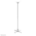 Neomounts CL25-550WH1 - Mounting kit (ceiling mount) - full-motion - for projector - easy-install, height 74.5 - 114.5 cm - steel - white thumbnail 6