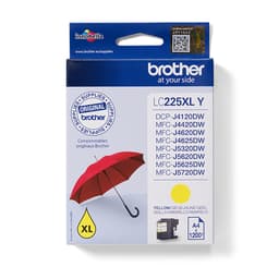 Brother LC225XLY - Yellow - original - ink cartridge - for Brother DCP-J4120, MFC-J4420, J4620, J5320, J5620, J5625, J5720, Business Smart MFC-J4420