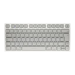 CHERRY KW 7100 Mini - Keyboard - for MAC - 75% - compact - wireless - Bluetooth 5.1 - QWERTY - UK - key switch: CHERRY SX - moonlight white - plastic free packaging