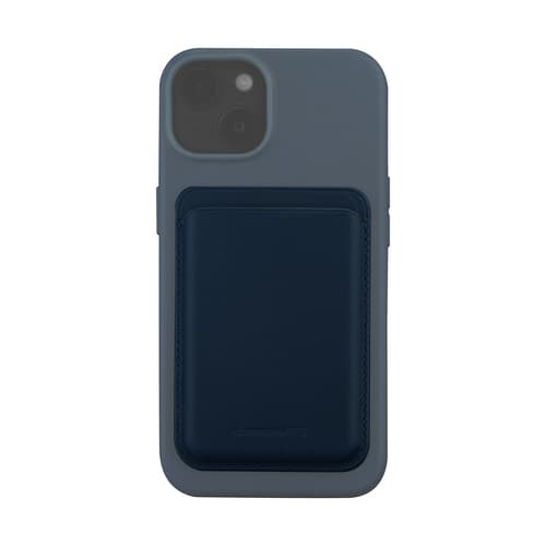 Leather wallet w MagSafe-Blue — view 7