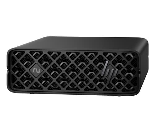 HP ZGX Nano G1n AI Station - Mini 1 x GB10 Grace Blackwell Superchip Cortex-A725 + Cortex-X925 - RAM 128 GB - SSD 1 TB - NVMe, TLC, SED - NVIDIA Blackwell - Gigabit Ethernet, 2.5 Gigabit Ethernet, 5 Gigabit Ethernet, 10 Gigabit Ethernet, 200 Gigabit Ethernet, IEEE 802.11ax (Wi-Fi 6), IEEE 802.11be (Wi-Fi 7), Bluetooth 5.4 - NVIDIA DGX OS 7 - monitor: none - black — view 13