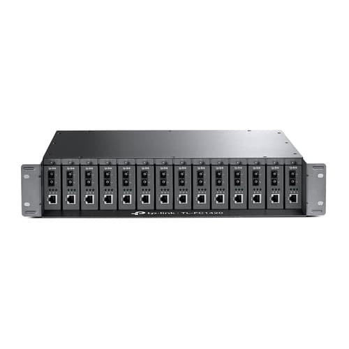 TP-Link TL-FC1420 - Modular expansion base - AC 100/240 V - rack-mountable