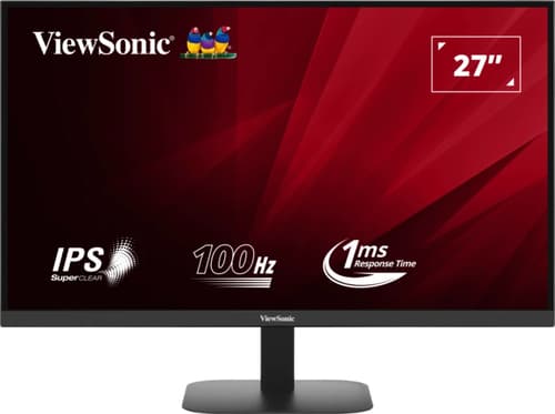 ViewSonic VA2708-2K-HD - LED monitor - 27" - 2560 x 1440 QHD @ 100 Hz - IPS - 250 cd/m� - 1000:1 - HDR10 - 1 ms - 2xHDMI, DisplayPort